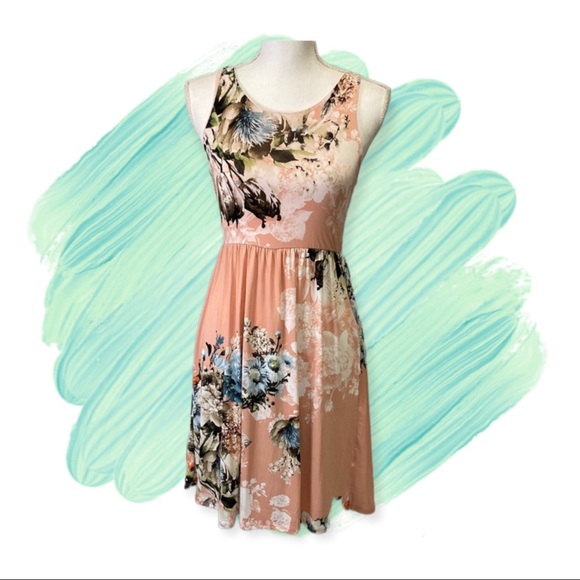 Dresses & Skirts - Pink Floral Dress